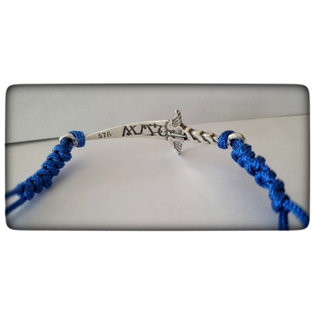 pulsera arcangel san miguel plata de ley