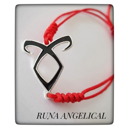 Pulsera runa angelical plata de ley runas de la suerte