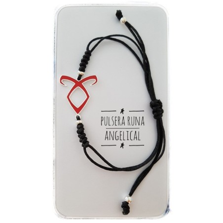 Pulsera runa angelical plata de ley runas de la suerte