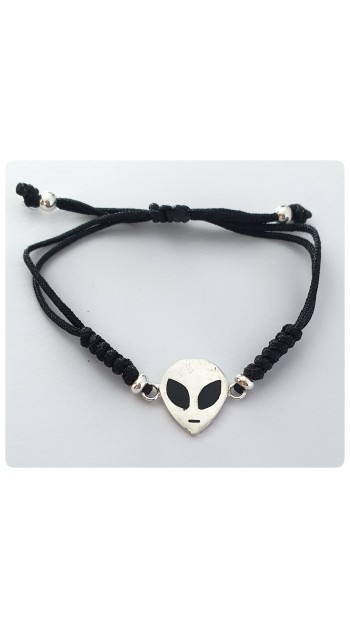 pulsera plata de ley alien extraterrestre ufo