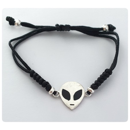 pulsera plata de ley alien extraterrestre ufo