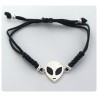 pulsera plata de ley alien extraterrestre ufo