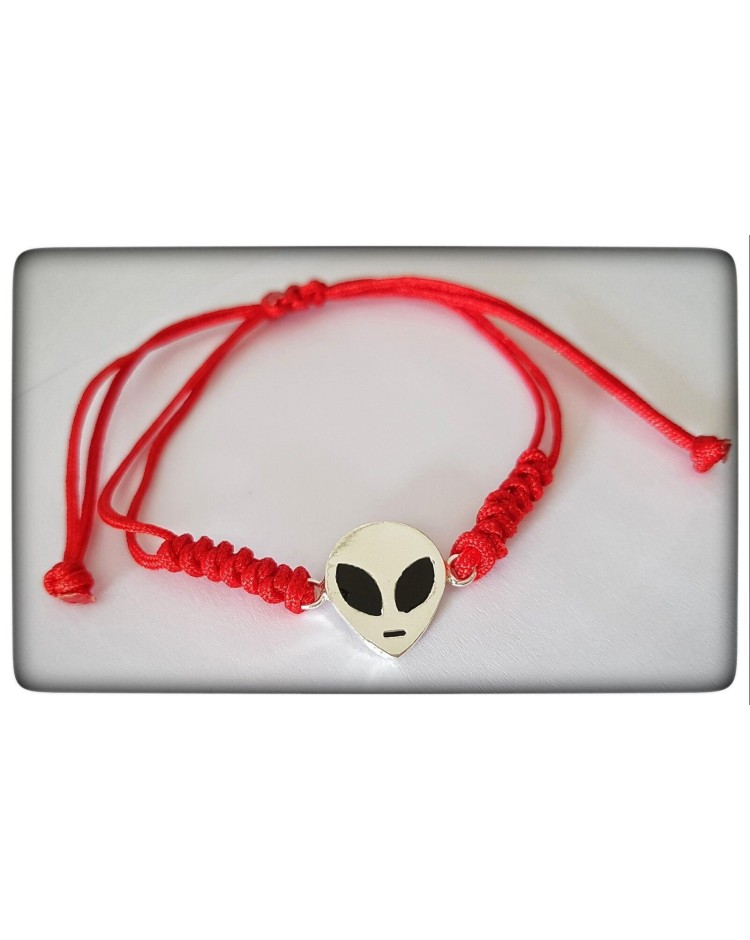 pulsera plata de ley alien extraterrestre ufo