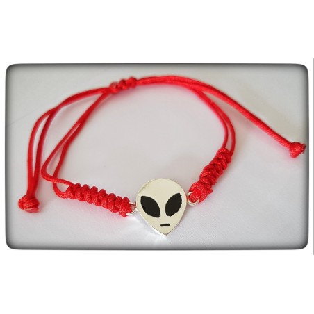 pulsera plata de ley alien extraterrestre ufo