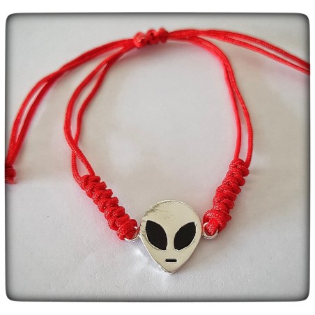 pulsera plata de ley alien extraterrestre ufo