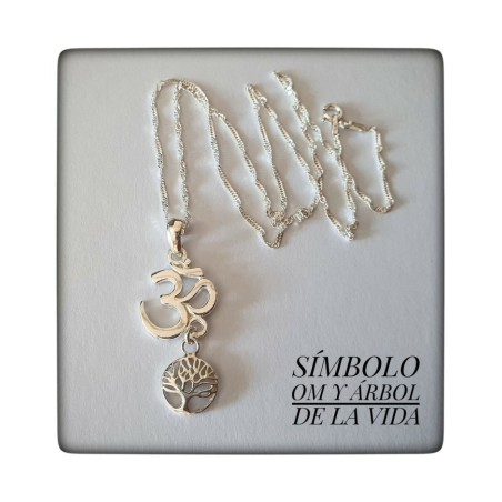 om hindu india om plata de ley arbol de la vida