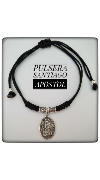 pulsera santiago apostol plata de ley