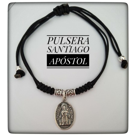 pulsera santiago apostol plata de ley