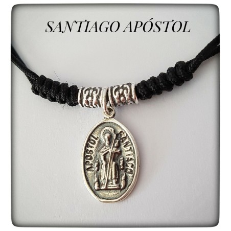 pulsera santiago apostol plata de ley