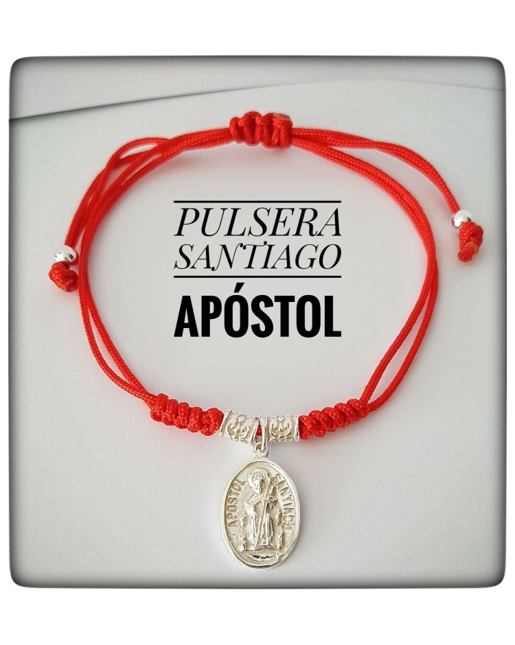 pulsera santiago apostol plata de ley