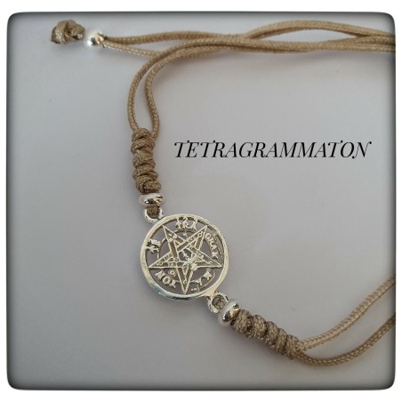 tetragrammaton plata de ley pulsera