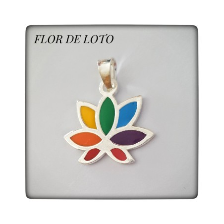 flor de loto colgante grande