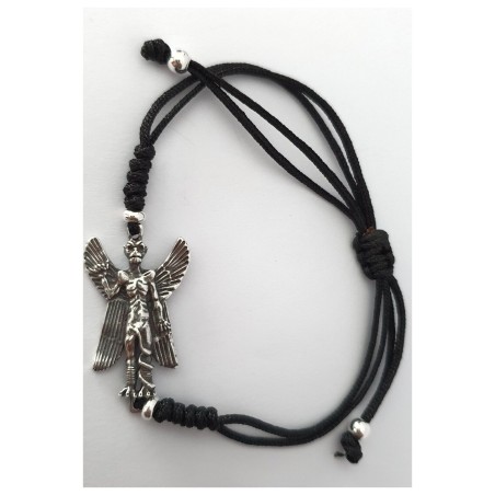 pulsera dios sumerio pazuzu plata de ley